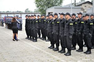 Ślubowanie nowo przyjętych policjantów 1 września 2017 r.