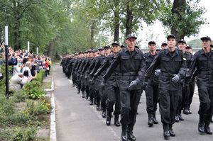 Ślubowanie nowo przyjętych policjantów 1 września 2017 r.