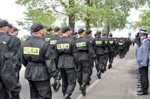 Ślubowanie nowo przyjętych policjantów 1 września 2017 r.