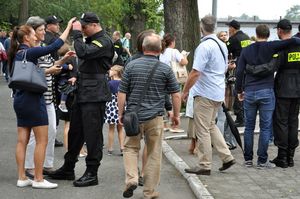 Ślubowanie nowo przyjętych policjantów 1 września 2017 r.