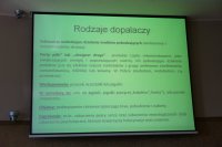Slajd przedstawiający rodzaje dopalaczy