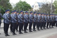 Kompania reprezentacyjna śląskiej Policji.