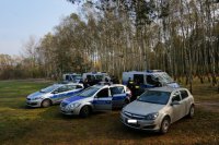 Policjanci biorący udział w poszukiwaniu