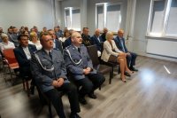 Zebrani gości i pracownicy jaworznickiej policji