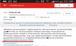 screen z ekranu komputera dot fałszywych wiadomości