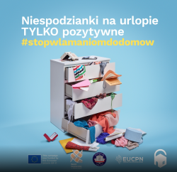 I Europejski Dzień Przeciwdziałania Włamaniom do Domów plakat akcji