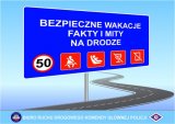 Fakt: W weekendy dochodzi do największej liczby wypadków plakat akcji z tym napisem