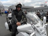 policjant na motocyklu