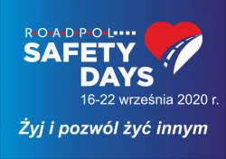 plakat promujący akcję policyjną Road Safety Days - Dni Bezpieczeństwa Ruchu Drogowego