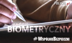 #WspólnieBezpieczni – Podpis biometryczny plakat akcji