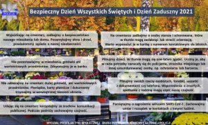 Bezpieczny Dzień Wszystkich Świętych i Dzień Zaduszny 2021 - wskazówki