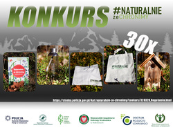 Plakat konkursu fotograficznego „Naturalnie, że chronimy”