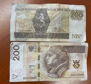 Banknoty 200 złotych