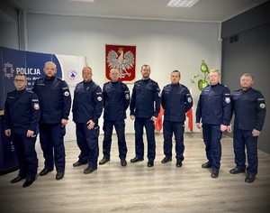 Policjanci zdjęcie grupowe