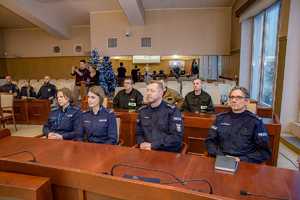 Policjanci uczestniczący w wydarzeniu