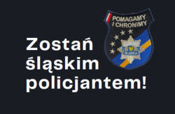 grafika: zostań śląskim policjantem