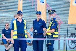 Funkcjonariusze Policji i Straży Miejskiej